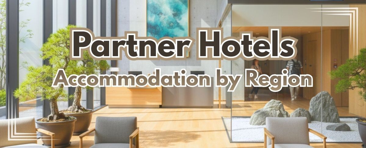 Partner Hotels - Accommodation hotels introduced by region